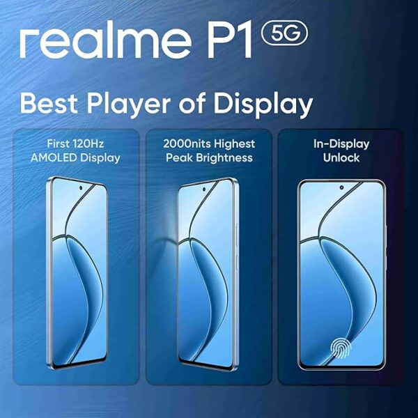 realme P1 5G (Feather Blue, 8GB RAM, 128GB Storage) - Image 6