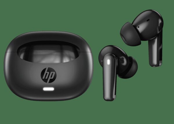 HP H150 Wireless Earbuds, Compatible with Tablets, Smartphones, PCs, and Other Devices with Bluetooth,Noise-Reduction,Water Resistant Design,Black,0.036kg - Image 3