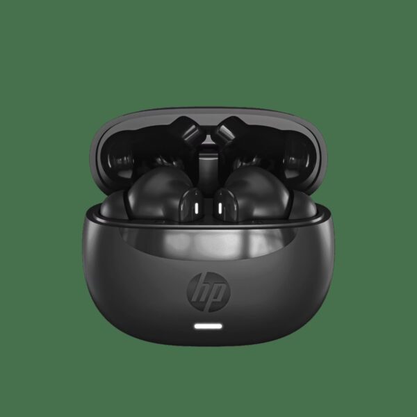 HP H150 Wireless Earbuds, Compatible with Tablets, Smartphones, PCs, and Other Devices with Bluetooth,Noise-Reduction,Water Resistant Design,Black,0.036kg - Image 4