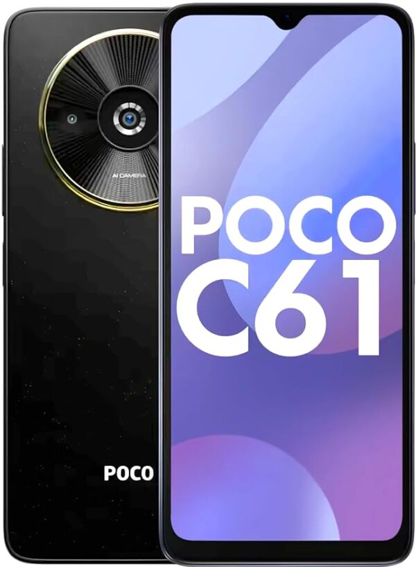 POCO C61 Diamond Dust Black 4GB RAM 64GB ROM - Image 2