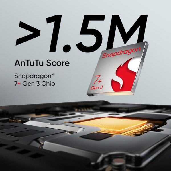 realme GT 6T 5G (Fluid Silver,12GB RAM+256GB Storage) | India's 1st 7+ Gen 3 Flagship Chipset | 1.5M + AnTuTu Score | 5500mAh+120W | The World's Brightest Flagship Display - Image 3