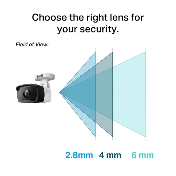 TP-Link VIGI C320I 2MP HD Outdoor IR Bullet Network Camera | PoE |IP67 Waterproof |H.265+ | Human & Vehicle Classification | ONVIF| Smart Detection| 2.8mm Lens| Flexible Management - Image 3