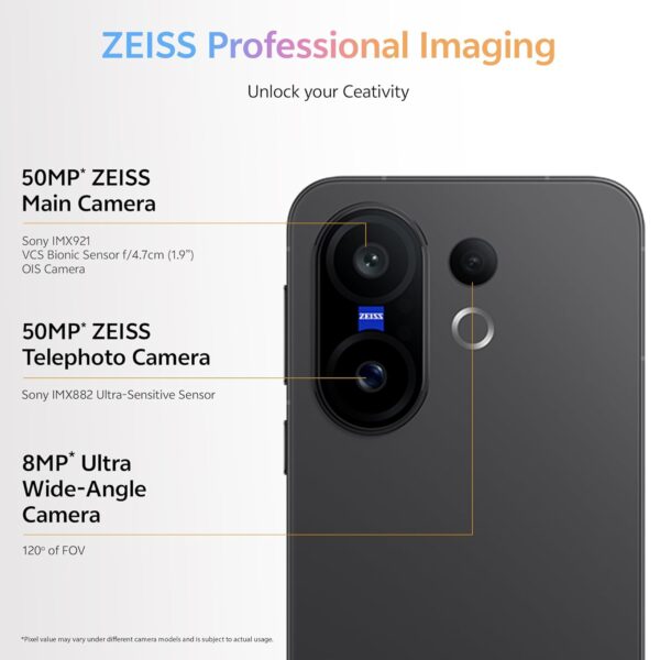 VIVO X200 FE 5G (Luxe Grey, 12GB RAM, 256GB Storage) - Image 5