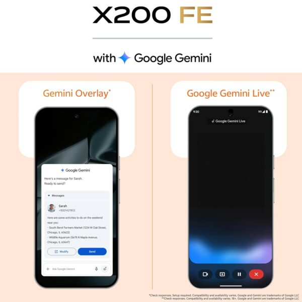 VIVO X200 FE 5G (Luxe Grey, 12GB RAM, 256GB Storage) - Image 4