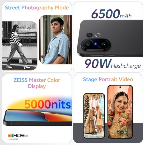 VIVO X200 FE 5G (Luxe Grey, 12GB RAM, 256GB Storage) - Image 2