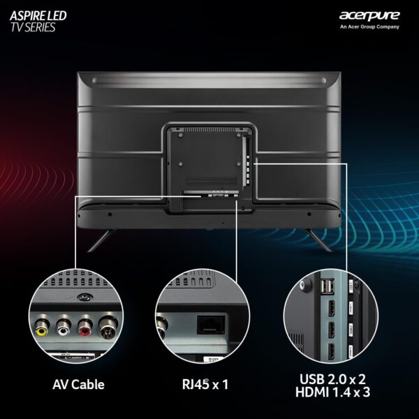 Acerpure 109 cm (43 inch) Aspire Series FHD LED Smart Google TV AP43FG41AASPD Model (Black) - Image 9