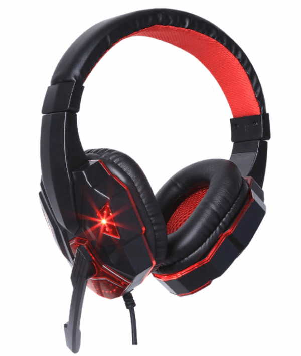 Joy Wired Gaming Headset With 45mm Dynamic Drivers Deep Bass & LED Lights (LHP-405)