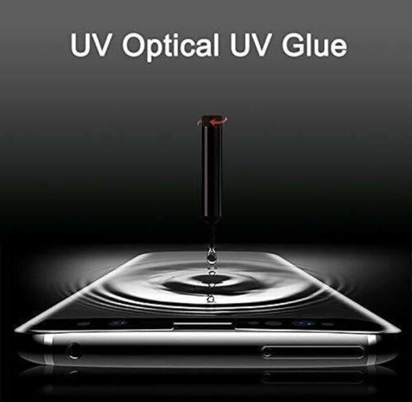 TG -Tempered Glass Screen Protector Compatible Edge To Edge Full Screen Coverage UV With Easy Installation Kit - Image 3
