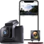 Hikvision Car Dash Camera K5|2K Dual Channel|3 Inch Touch Screen|2K Front HD |1080P Rear HD|140° Coverage|G Sensor|Voice Recognition|Emergency Recording|256GB SD Support,Black Without Hardwired KIT