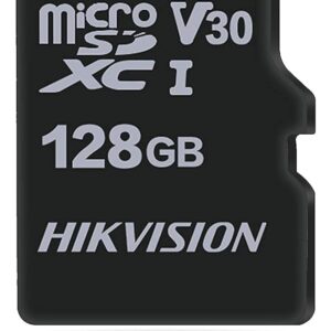 HIKVISION 128GB C1 Series Micro SD (TF) Card, MicroSDXC, Class 10, Black.