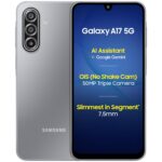 Samsung Galaxy A17 5G (Gray, 8GB RAM, 128GB Storage) | with Travel Adapter | 50 MP No Shake Camera | Gemini Live | Circle to Search | Super AMOLED | Corning Gorilla Glass Victus | 7.5mm Sleek | AI