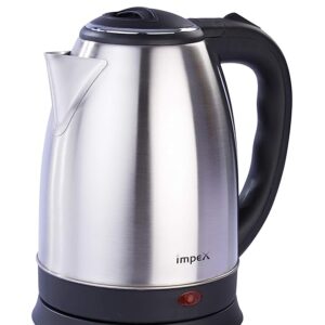 Impex Electric Kettle with Stainless Steel Body, 1.5 Litre, Used for Boiling Water, Making Tea and Coffee,etc. 1500 Watt Stainless Steel Electric Kettle (1.5 Litre,1500 Watts,Silver)