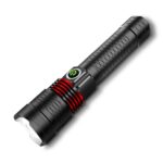 Impex Rechargeable Laser LED Flashlight with Triple Light Mode | Unique Zoom Function | Torch Light | 1500 mAh Battery | 1 Year Warranty | Hunter Z1