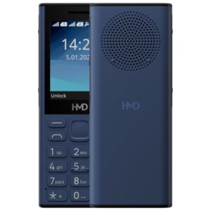 HMD 130 Music | Built-in Powerful Loud Speaker & Dedicated Music Buttons | Music Player and Wireless FM Radio | 2500 mAh Battery & Type C Fast Charger | Built-in UPI App | Blue