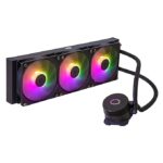 Cooler Master ML360L Core ARGB CPU Liquid Cooler - Black | Support Intel & AMD Processor - LGA1700, LGA1200, LGA1151, AM5, AM4 | Gen S Dual Chamber Pump | 360mm AIO | New Pressure Optimised Fans Visit the Cooler Master Store