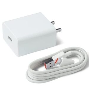 Original 33W Fast Sonic 2.0 Charger Compatible for MI 10T/11X/ 11X Pro/ 10 Pro/11T 5G/ 11X 5G/ 10S/ 10T Pro/Note 9/9 Prime/ Note10/ Poco M2 Pro/ (Adapter & Type C Cable)