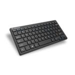 Lapcare D-Lite Black Mini Wired Keyboard – 87 Key Compact USB Keyboard with Multimedia Fn Keys, Quiet Chocolate Keycaps, UV Coating, 8 Million Keystroke Life - Plug & Play for PC/Laptop (Black)