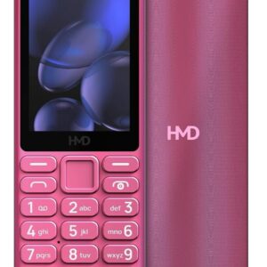 HMD 105 4G Keypad Phone with YouTube, Built-in UPI App, Phone Talker, Long-Lasting Battery, Type - C, Wireless FM Radio | Pink