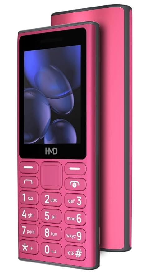 HMD 105 4G Keypad Phone with YouTube, Built-in UPI App, Phone Talker, Long-Lasting Battery, Type - C, Wireless FM Radio | Pink - Image 3
