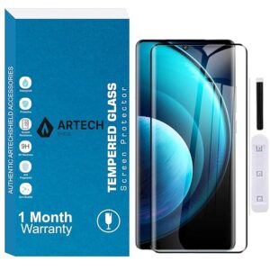 UV Tempered Glass Screen Protector for All Models   Full Adhesive UV Curved Screen Guard Edge To Edge Coverage and Easy Installation Kit