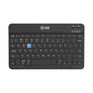 EVM EnEdge 9.7" Wireless Bluetooth Keyboard – Rechargeable, Ultra-Slim & Lightweight, Type-C Charging, Compatible with Tablets, Smartphones & Multi-Device Use 1-Year Warranty (WLKM-B)