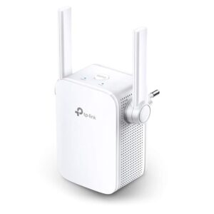 TP-Link TL-WA855RE, Single Band 300Mbps RJ45 Wireless Range Extender, Wi-Fi Booster, Broadband/Wi-Fi Extender, Hotspot with 1 Ethernet Port, Plug and Play, Access Point Mode, 2 External Antennas,White