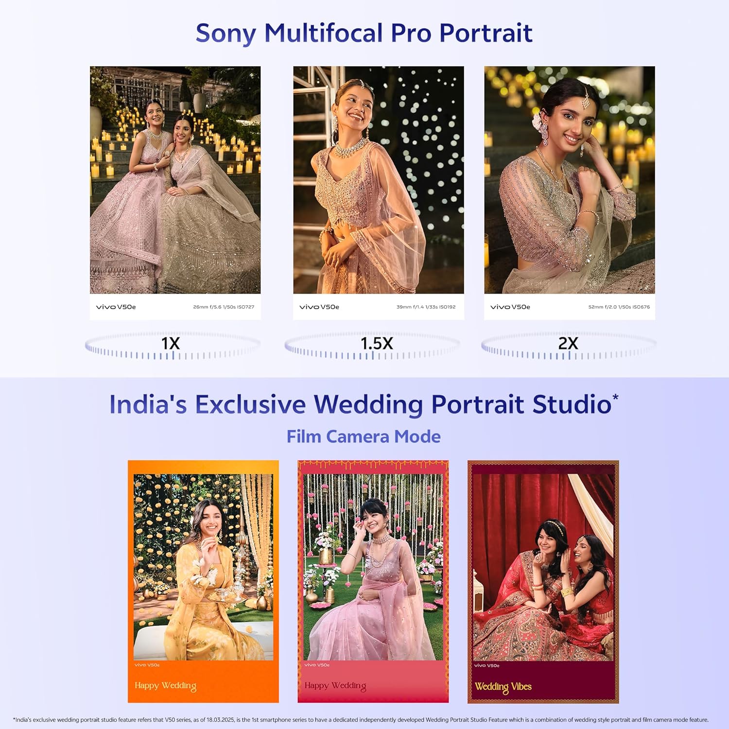 Vivo V50e 5G (Sapphire Blue, 8GB RAM, 128GB Storage) - Image 4