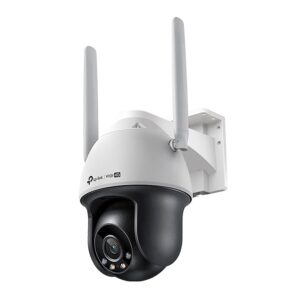 TP-Link VIGI C540-4G 4MP HD Outdoor Full-Color Pan Tilt Network Camera | IP66 Waterproof | 360° Monitoring | Two-Way Audio | H.265+ | 4mm Lens | Remote Management CCTV
