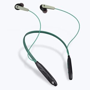 ZEBRONICS Zeb-Escape 10 Wireless BT Earphone with Neckband Volume/Media Control Magnetic earpiece Green