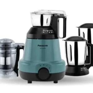 Panasonic 900W Mixer Grinder 4-in-1 (MX-GC4550) | Coral Blue | Heavy Duty Motor | 4 Jars | Powerful Grinding
