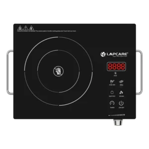 LAPCARE INFRARED Cooktop 2200W High Power | 12 Touch Control | Fast Heating | Ceramic Plate | Easy Control