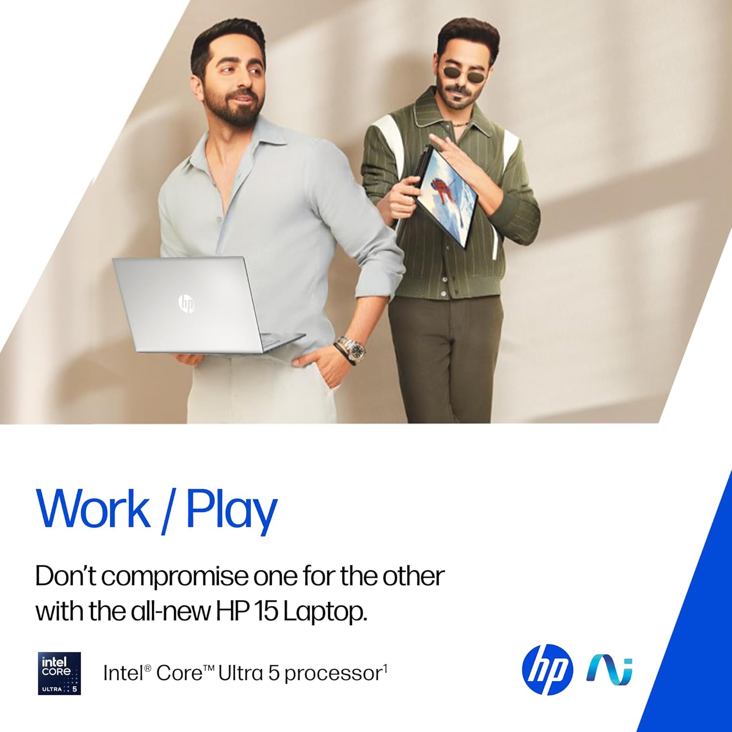 HP 15, Intel Core Ultra 5 125H (16GB DDR5, 1TB SSD) FHD, IPS, 15.6''/39.6cm, Win11, M365 Basic(1yr)*Office24, Silver, 1.65kg, fd1354TU, Intel Arc Graphics, FHD Camera w/Shutter, AI Powered Laptop - Image 10