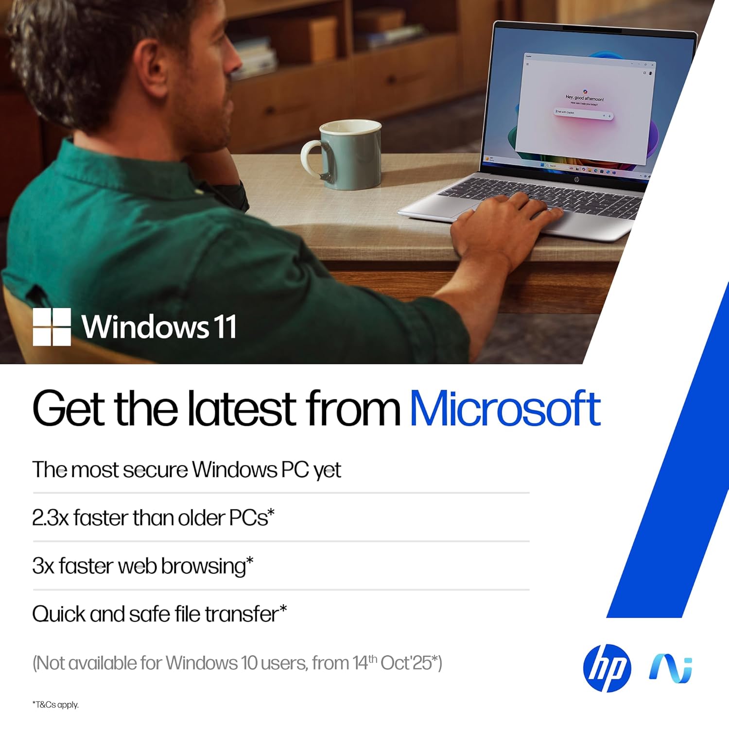 HP 15, Intel Core Ultra 5 125H (16GB DDR5, 1TB SSD) FHD, IPS, 15.6''/39.6cm, Win11, M365 Basic(1yr)*Office24, Silver, 1.65kg, fd1354TU, Intel Arc Graphics, FHD Camera w/Shutter, AI Powered Laptop - Image 13