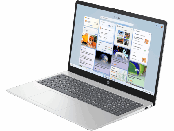 HP LAPTOP | 15-FD0534TU | 39.6 cm (15.6) | INTEL® CORE™ i5 PROCESSOR, 8 GB DDR4 RAM | 512 GB SSD HARD DRIVE | SILVER - Image 2