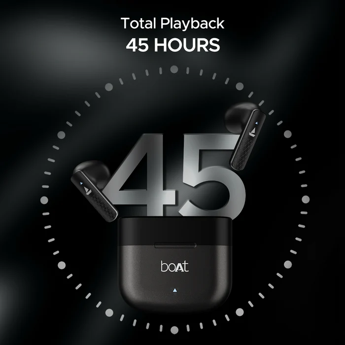 boAt Airdopes 91 Prime Wireless Earbuds with 45 Hours Playback, BEAST™ Mode, ENx™ Technology, boAt Signature Sound - Image 2