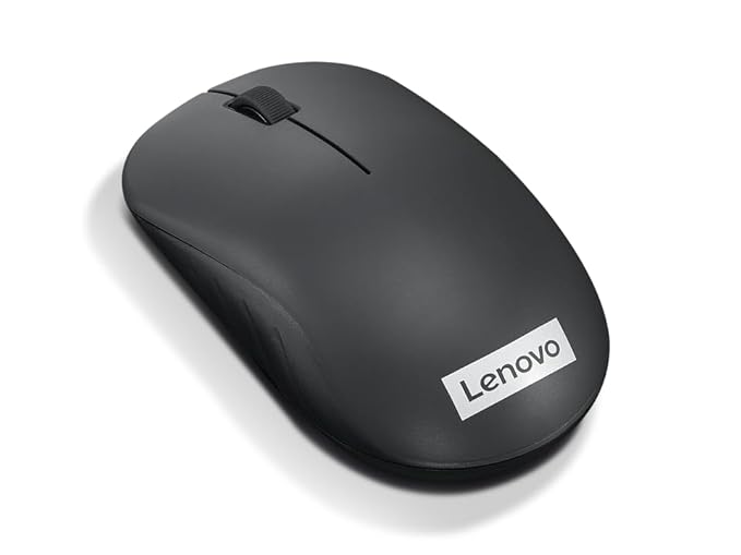 Lenovo 130 Wireless Compact Mouse, 1K DPI Optical sensor, 2.4GHz Wireless NanoUSB, 10m range, 3button(left,right,scroll) upto 3M left/right clicks, 10 month battery, Ambidextrous, Ergonomic GY51C12380 - Image 2