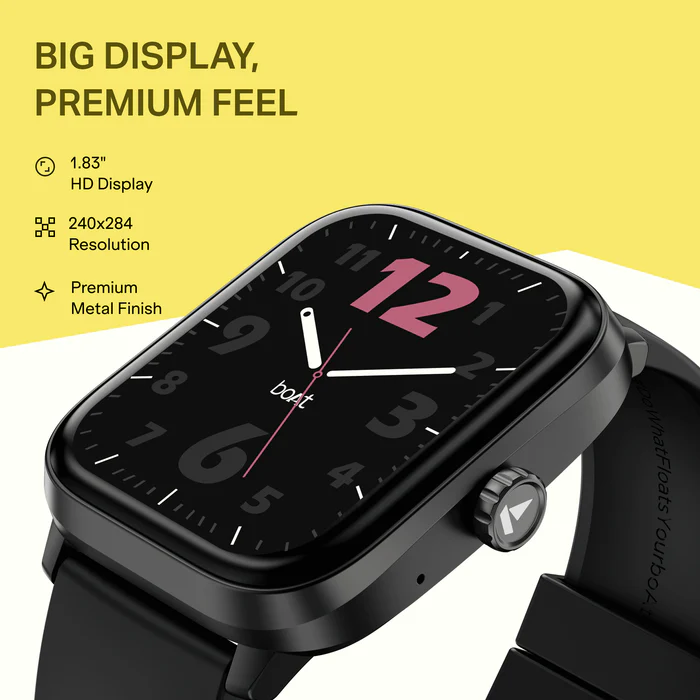 boAt Wave Astra 4 HD Smartwatch with Bluetooth Calling, Functional Crown & Metallic Finish - Image 2
