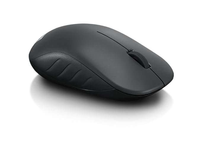 Lenovo 130 Wireless Compact Mouse, 1K DPI Optical sensor, 2.4GHz Wireless NanoUSB, 10m range, 3button(left,right,scroll) upto 3M left/right clicks, 10 month battery, Ambidextrous, Ergonomic GY51C12380 - Image 3