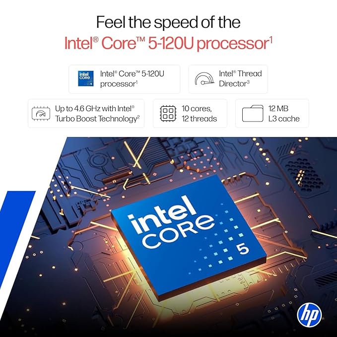 HP 15, Intel Core 5-120U (16GB DDR4, 512GB SSD) FHD, Anti-Glare, Micro-Edge, 15.6''/39.6cm, Win11, M365 Basic(1yr), Office Home24, Silver,1.59kg, fd0682tu, FHD Camera w/Shutter, BL Laptop - Image 3
