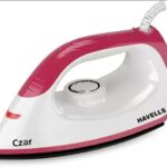 Brand	Havells Special Feature	Aerodynamic Design, Non-Stick Soleplate Colour	RUBY AND WHITE Wattage	1000 Watts Recommended Uses For Product	General Ironing, Pressing Clothes