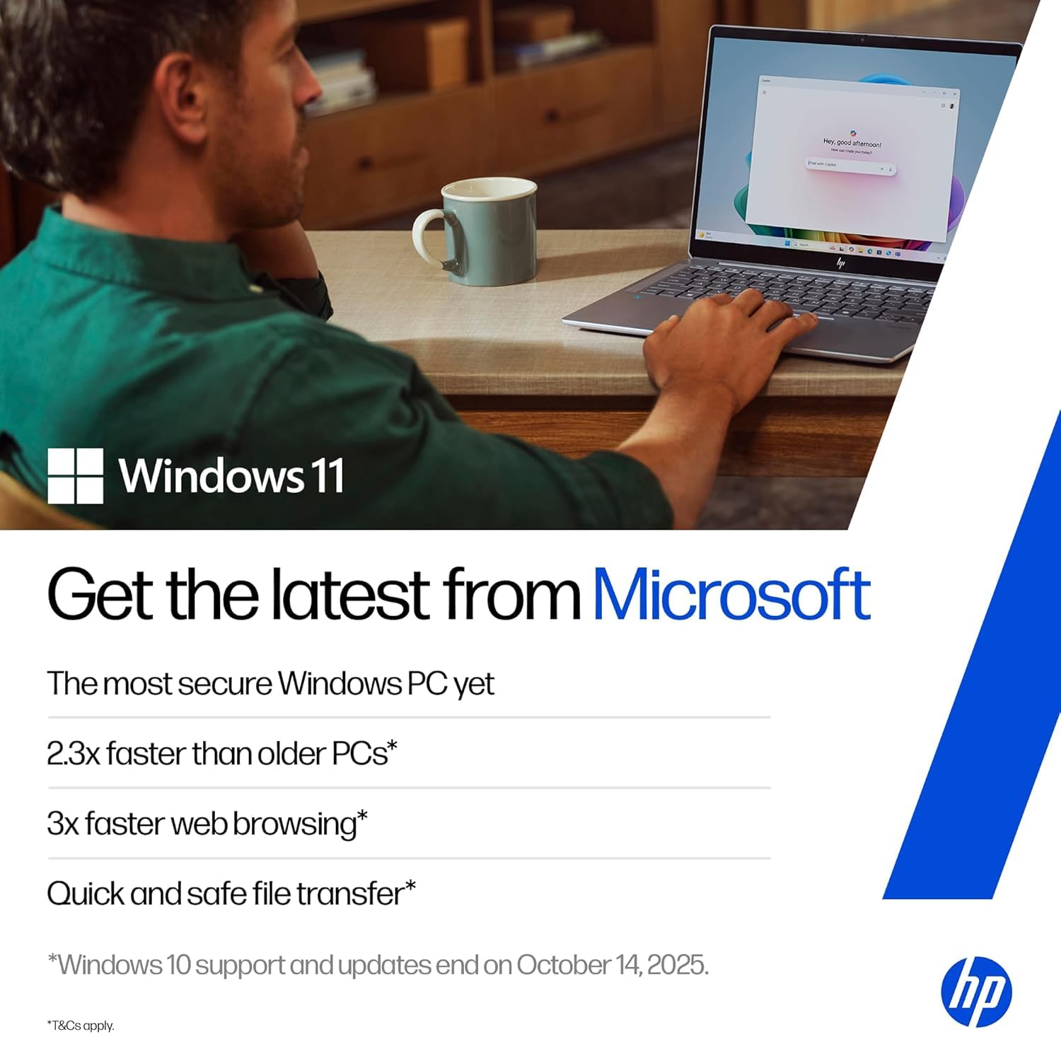 HP 14, Intel Core Ultra 7 155H (16GB DDR5, 512GB SSD) FHD, Anti-Glare, Micro-Edge, 14''/35.6cm, Win11, M365 Basic(1yr)* Office24, Silver, 1.4kg, EP1151TU, Backlit, HD Camera w/Shutter Laptop - Image 12