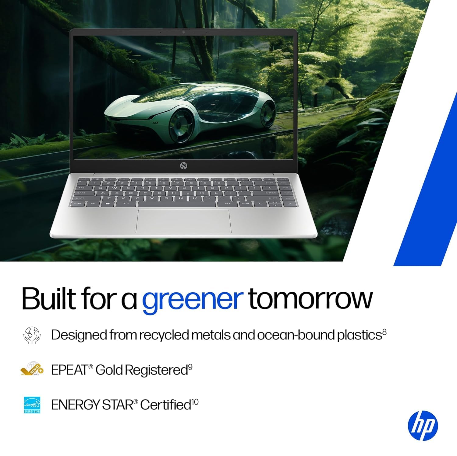 HP 14, Intel Core Ultra 7 155H (16GB DDR5, 512GB SSD) FHD, Anti-Glare, Micro-Edge, 14''/35.6cm, Win11, M365 Basic(1yr)* Office24, Silver, 1.4kg, EP1151TU, Backlit, HD Camera w/Shutter Laptop - Image 15