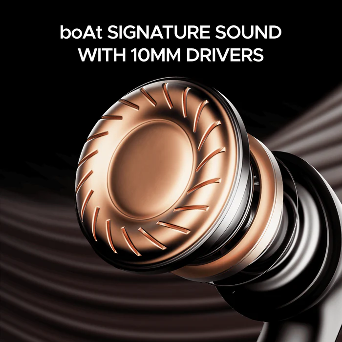 boAt Airdopes Plus 318 Wireless Earbuds with 100 Hours Playback, 4 Mics with ENx™ Technology, BEAST™ Mode - Image 4
