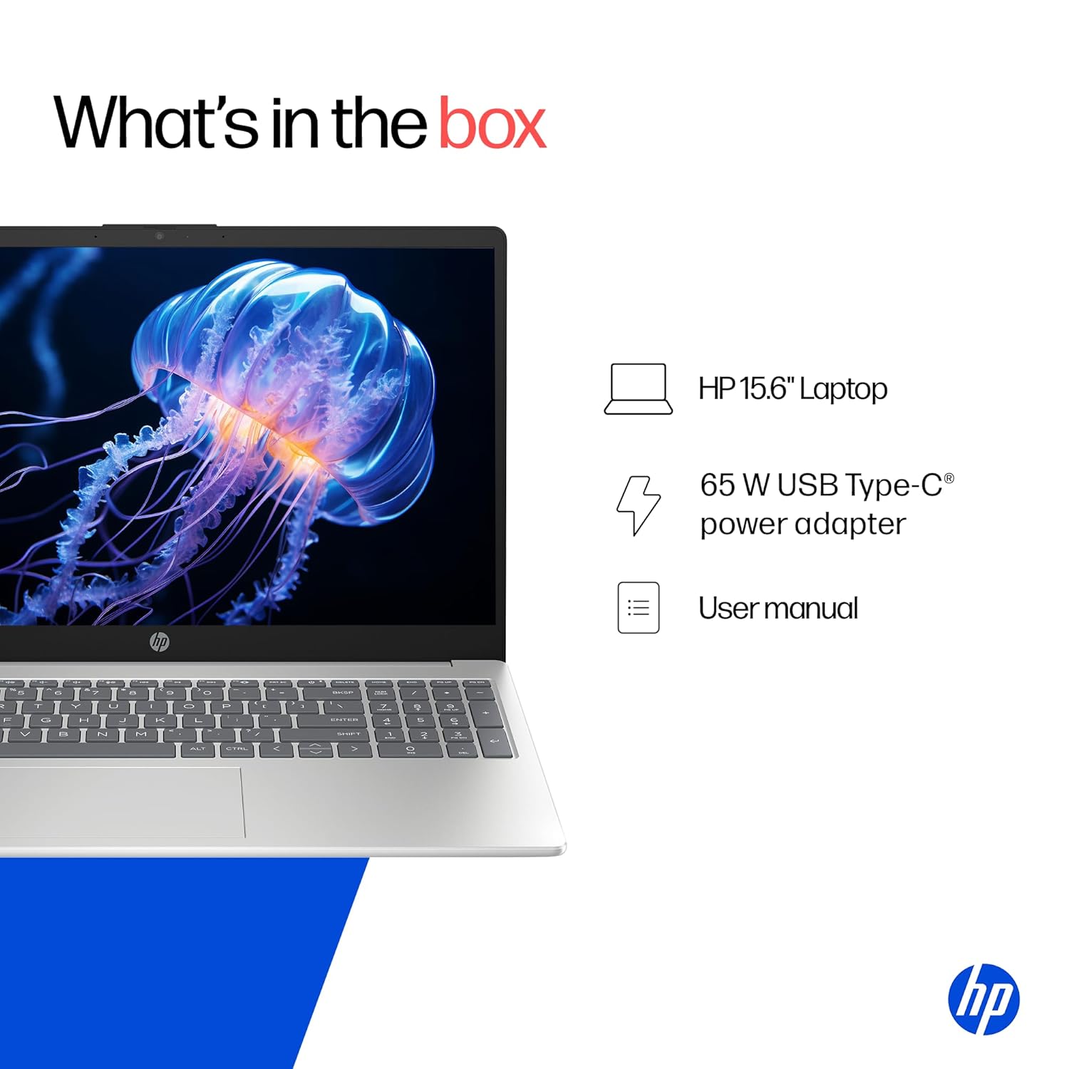 HP 15, AMD Ryzen 3 7320U (8GB LPDDR5, 512GB SSD) FHD, Anti-Glare, Micro-Edge, 15.6''/39.6cm, Win11, M365 Basic(1yr)* Office24, Silver, 1.59kg, fc0500AU, FHD Camera w/Privacy Shutter Laptop - Image 11