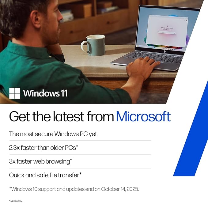 HP 15 Laptop, Intel (14th Gen) Core 5 120U (24GB DDR5, 512GB SSD), Micro-Edge, Anti-Glare, 15.6''/39.6cm, Win11, M365* Office24, Silver, 1.59kg, fd0262TU, FHD Camera, Backlit, Dual Speakers - Image 7