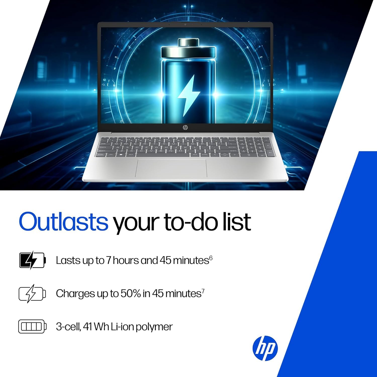 HP 15, Intel Core 5-120U (16GB DDR4, 512GB SSD) FHD, Anti-Glare, Micro-Edge, 15.6''/39.6cm, Win11, M365 Basic(1yr), Office Home24, Silver,1.59kg, fd0682tu, FHD Camera w/Shutter, BL Laptop - Image 9