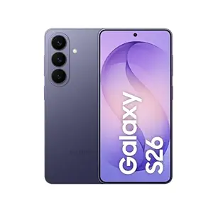 Samsung Galaxy S26 5G (Cobalt Violet, 12GB RAM, 256GB Storage), AI Phone, Photo Assist, Creative Studio, 50MP Camera with ProVisual Engine, Powerful Customized Processor and 4300mAh Battery