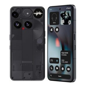 Nothing Phone (3), Black (16GB, 512 GB) | Snapdragon 8s Gen 4 | 50MP + 50MP + 50MP Rear Camera | 1.5K+ 120Hz AMOLED Flexible LTPS Display