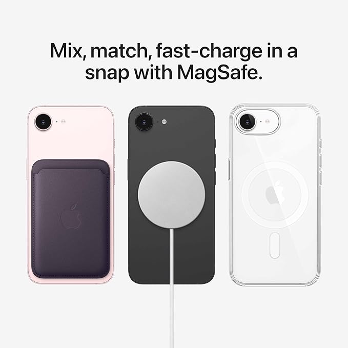 Apple iPhone 17e 256 GB: 15.40 cm (6.1″) Super Retina XDR Display, A19 Chip, All-Day Battery Life, 48MP Fusion Camera, 256GB Starting Storage; Black - Image 3