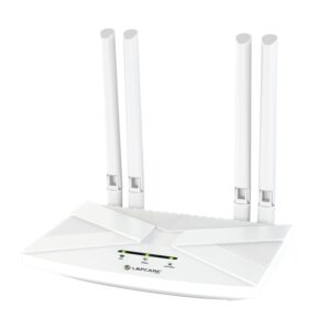 LAPCARE 4G LTE WiFi Router – All SIM Support, 300Mbps High-Speed Internet, External Antenna, MU-MIMO